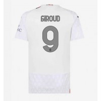 AC Milan Olivier Giroud #9 Vieraspaita Naiset 2023-24 Lyhythihainen